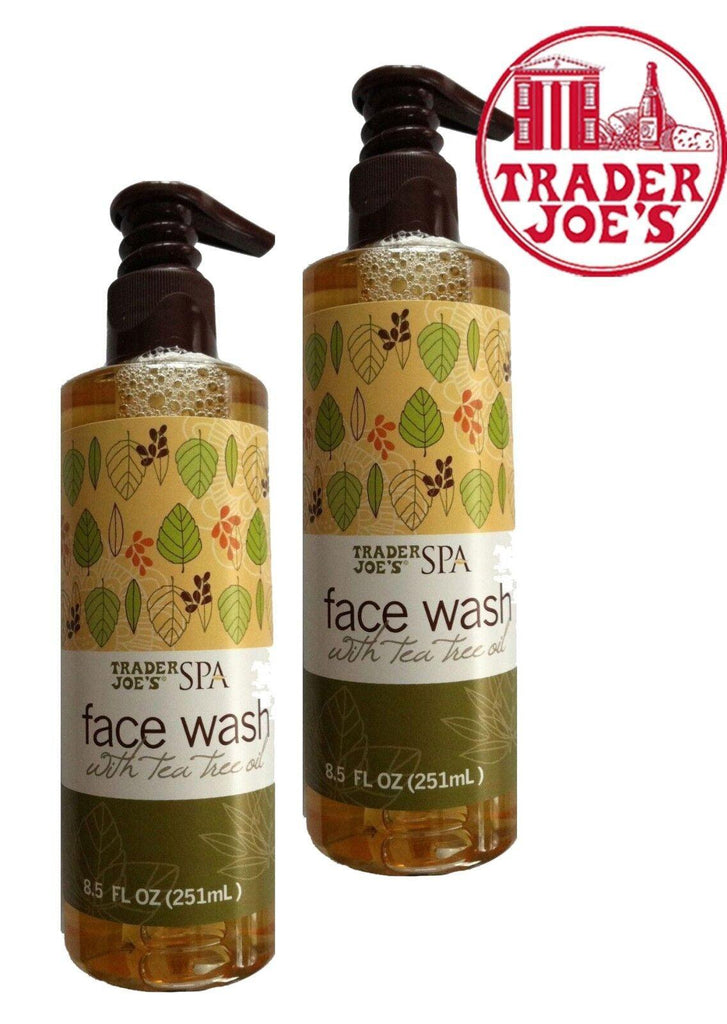 2 Unid Trader Joe'S SPA Face Wash with Tea Tree Oil 8.5 Oz