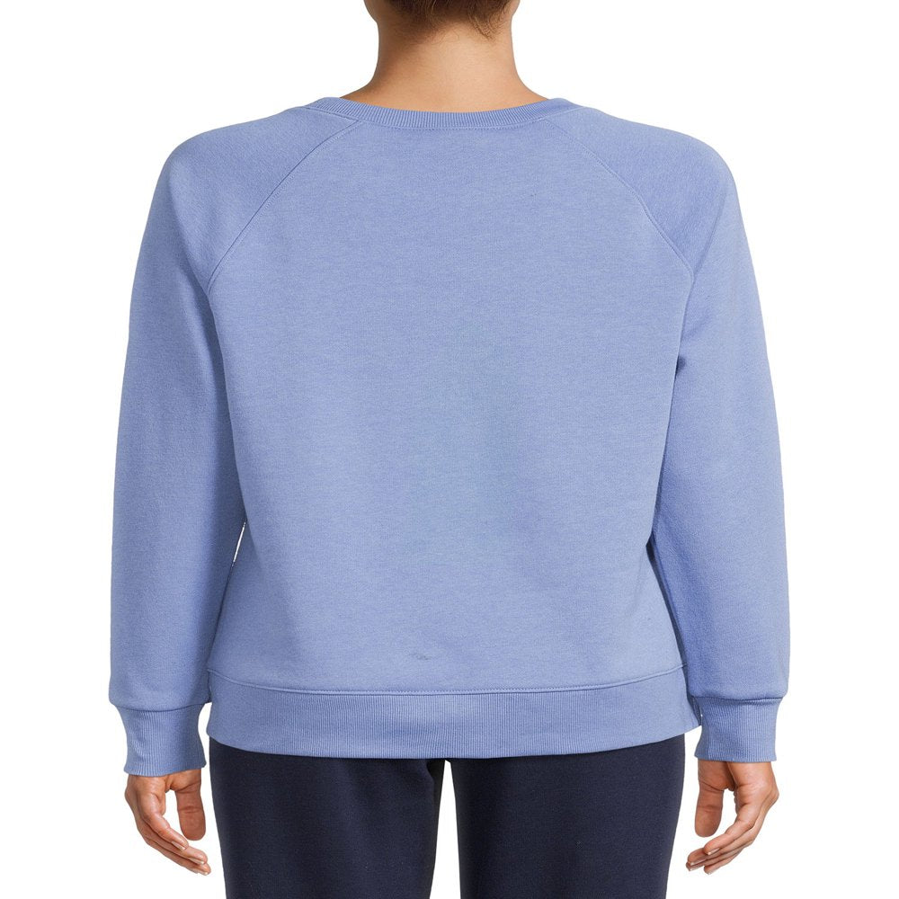 Athletic Works Women'S Fleece Crewneck Sweatshirt, Sizes XS-XXXL