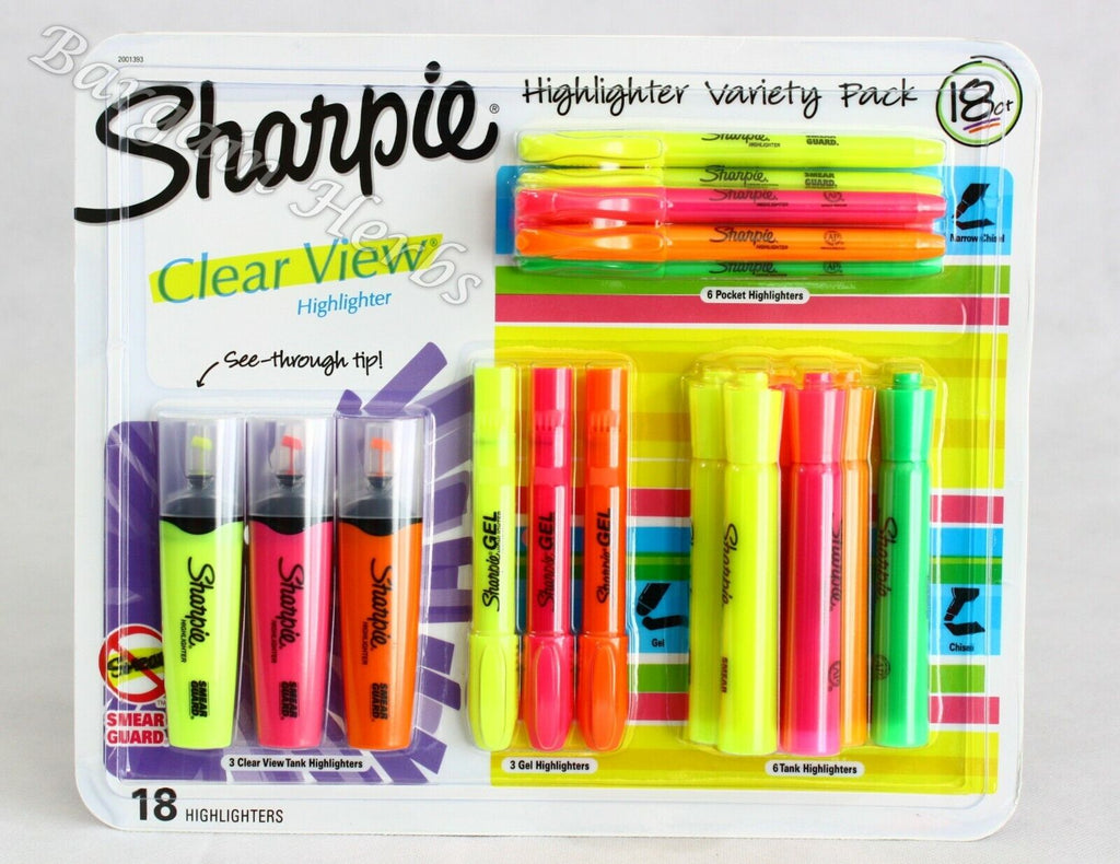 Sharpie Highlighter Variety Pack 18 Ct. Free Shipping