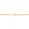 14K Yellow Gold 2.40-2.50MM Solid Rope Chain