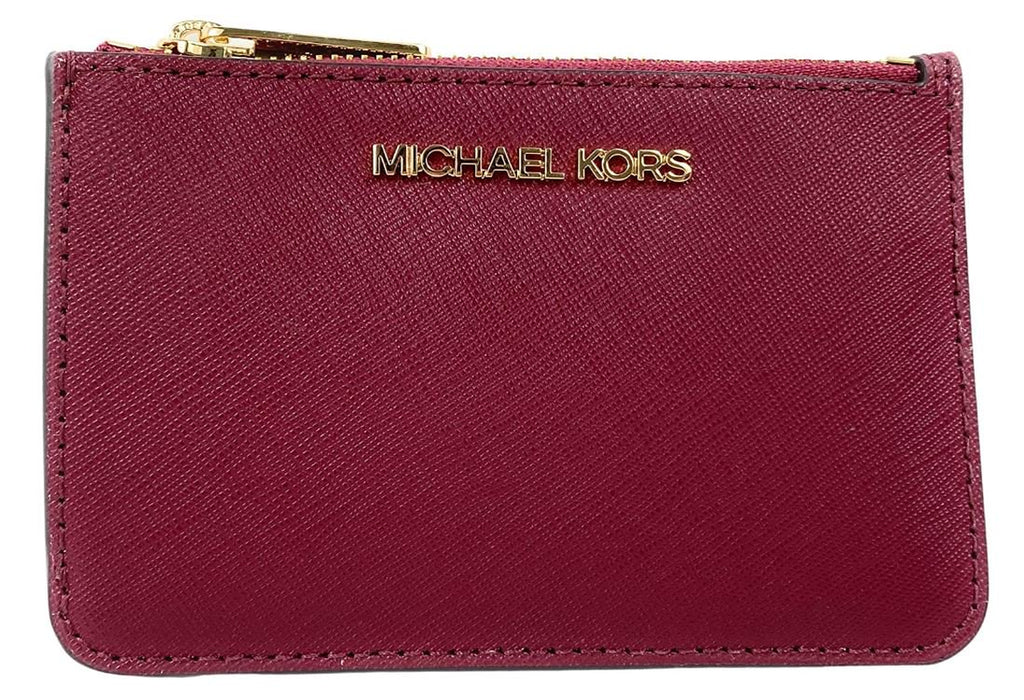 Michael Kors Jet Set Travel Small Coin Pouch with ID 35F7Gtvu1L-Mulberry (Mulberry)