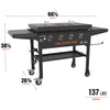 Blackstone 4-Burner 36" Griddle Cooking Station with Hard Cover