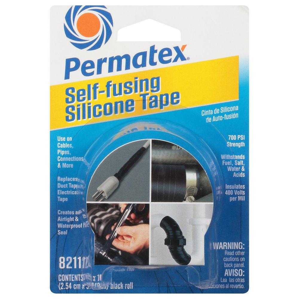 Permatex 82112 1" X 10' Self-Fing Silicone Tape