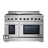 NXR 48 In. Professional Style Dual Fuel Range with Convection Oven