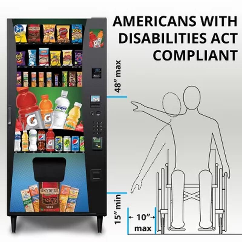 Selectivend Advantage plus ADA Compliant Combo Vending Machine, 29 Selections