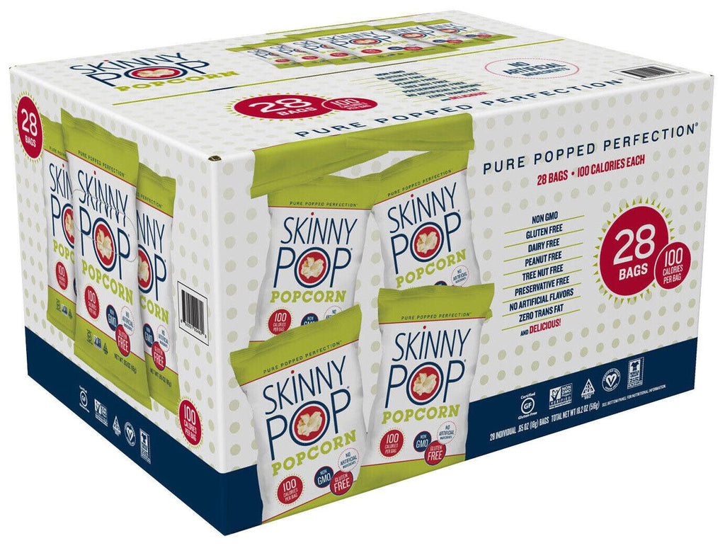 Skinnypop Popcorn Snack Bags, .65 Oz. (28 Ct.)