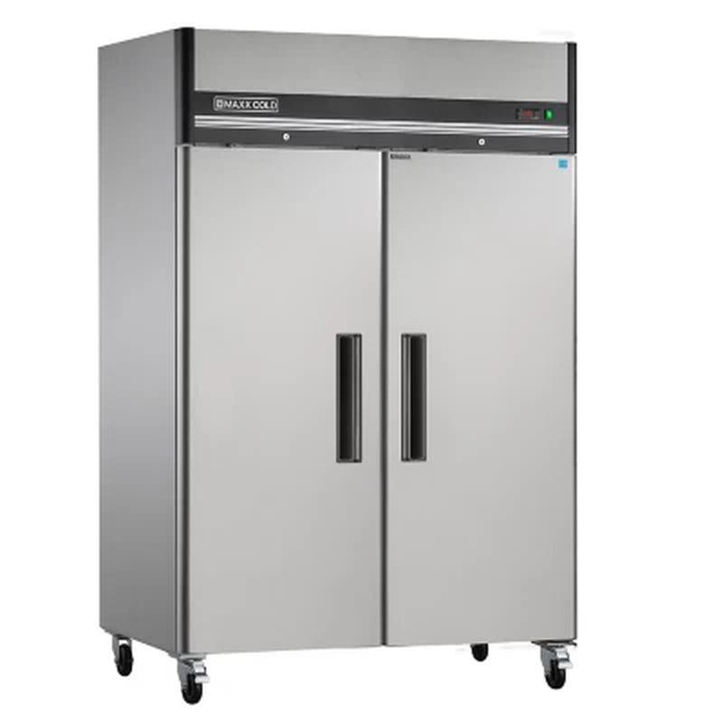 Maxx Cold X-Series Double-Door Reach-In Upright Refrigerator (49 Cu. Ft.)