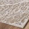 Luxe Weavers Victoria 4620 Distressed Floral Area Rug Carpet, Beige / Size 5X7