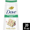 Dove Peppermint Bark Liquid Body Wash for Deep Nourishment Holiday Treats Limited Edition, 20 Oz