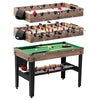 MD Sports 48" Combo Air Powered Hockey, Foosball, and Billiard Game Table