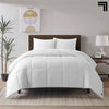 Sharper Image 3-Piece White down Alternative Comforter Set, Full