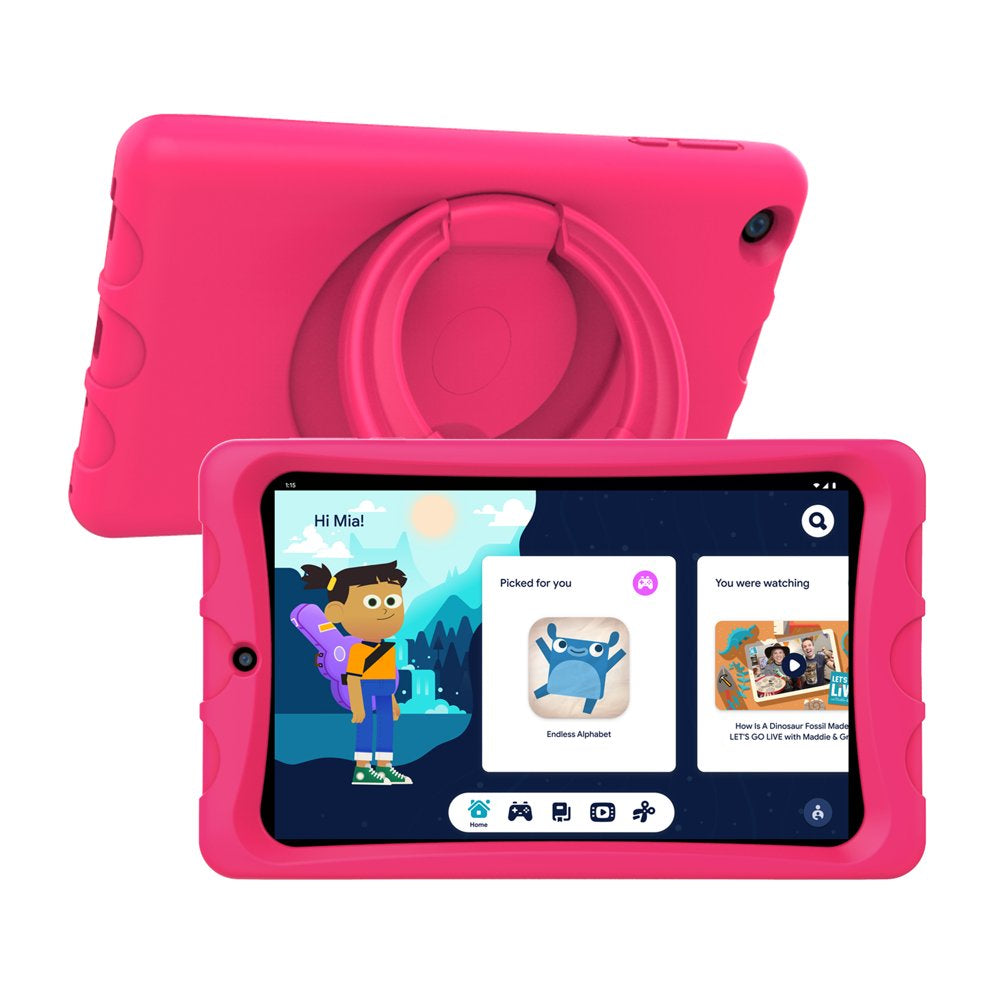 Onn. 8" Kids Tablet, 32GB (2021 Model) - Pink