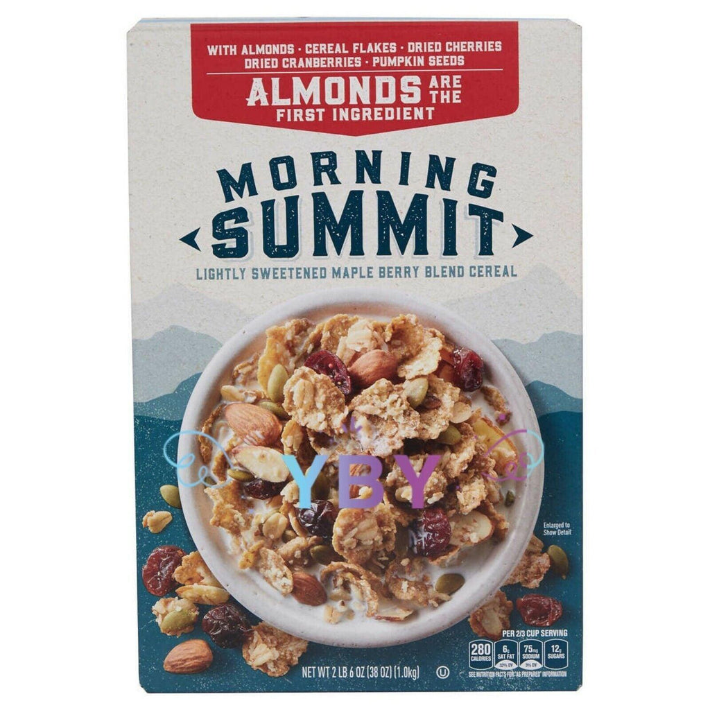 2 Packs General Mills Morning Summit Cereal 38 Oz Each Pack, Total 4Lb 12Oz