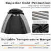 Wantdo Women'S Winter Jacket Quilted Puffer Coat Thicken Outerwear Jacket Gray M