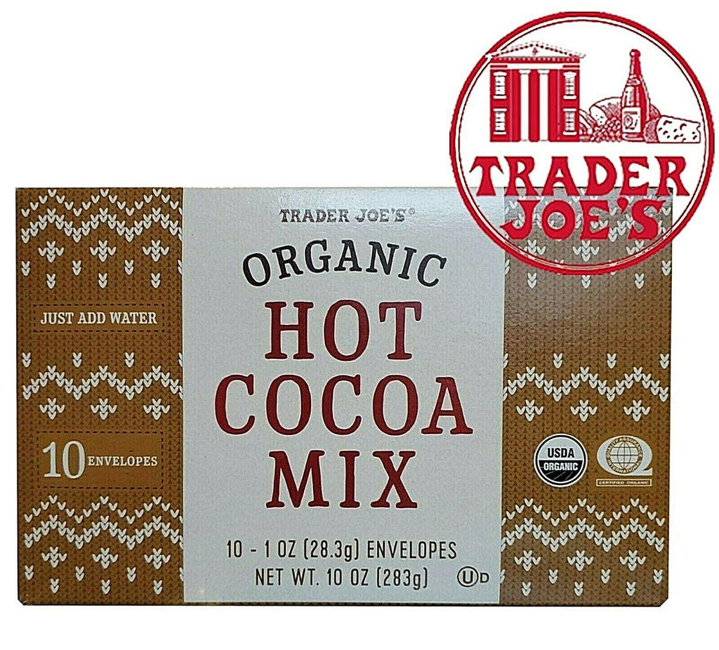 🎄 Trader Joe'S Organic Hot Cocoa Mix Net Wt 10 Oz 🎄 10 Envelopes