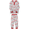 Baozhu Family Matching Sets Christmas Pajamas Dad Mom Kids Baby Xmas Snowman and Santa Claus Print Long Sleeve Home Wear