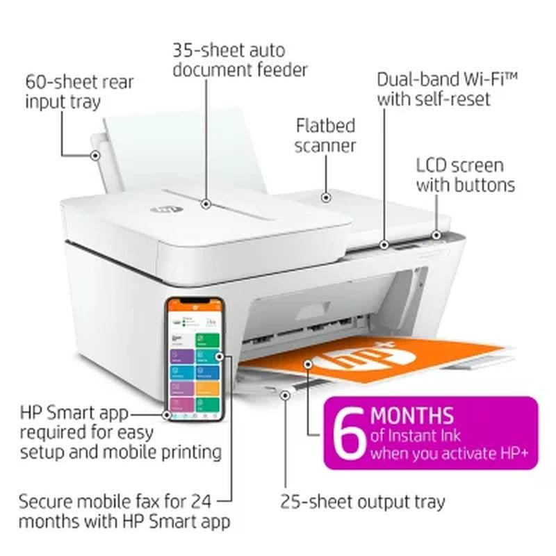 HP Deskjet 4158E All-In-One Wireless Color Inkjet Printer – 6 Months Free Instant Ink with HP+