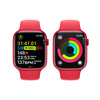 Apple Watch Series 9 GPS 45Mm with Red Aluminum Case with Red Sport Band - M/L