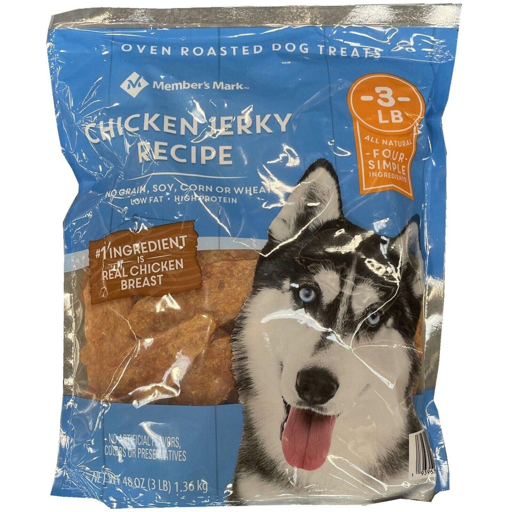 2 Packs Member'S Mark Chicken Jerky Recipe Dog Treats - 48 Oz