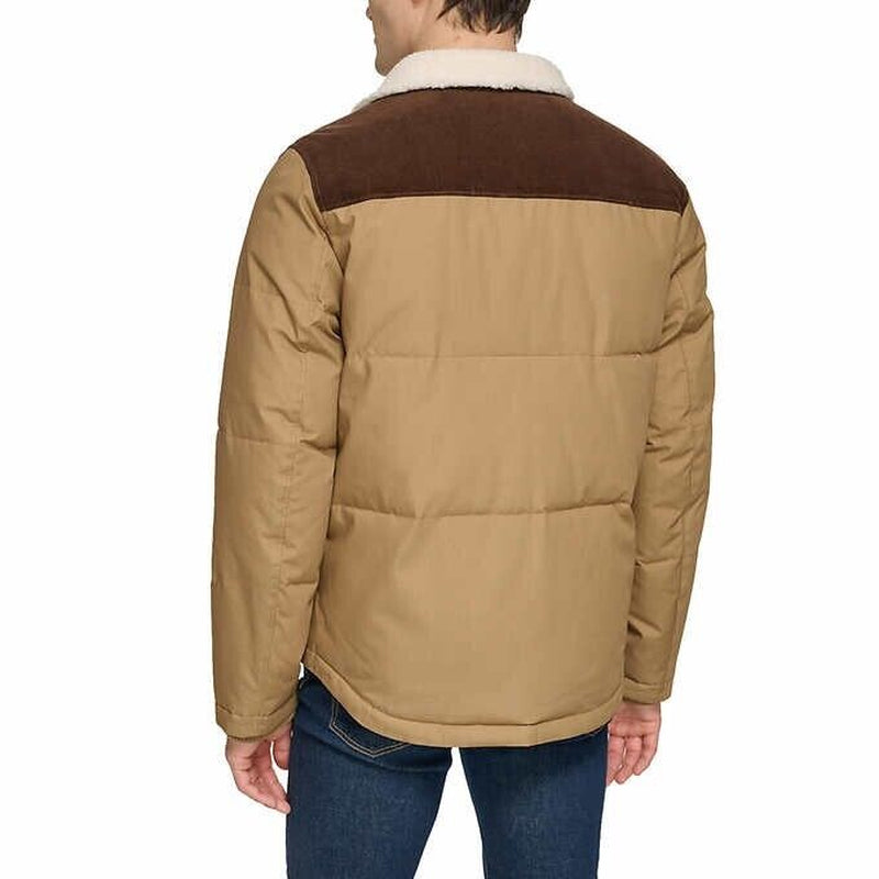 Christmas GIFT for MEN, Levi’S Men’S Woodsman Jacket, BROWN-BLACK-BL