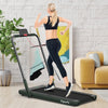 Superfit 2.25HP 2 in 1 Folding under Desk Treadmill W/ Remote Control APP, Single Display Screen Green