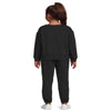 Athletic Works Girls’ Fleece Sweatshirt and Sweatpants Set, 2-Piece, Sizes 4-18 & Plus