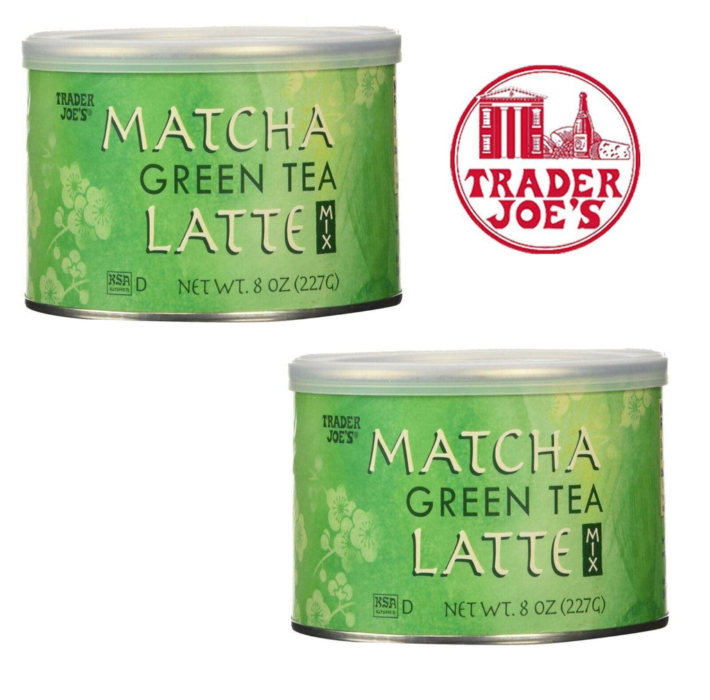 🔥 Trader Joe'S Matcha Green Tea Latte Mix Kosher 8Oz 🔥