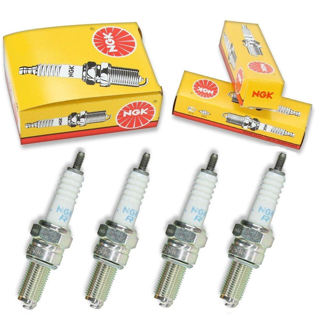 CR9E NGK Spark Plugs - for Ducati Kawasaki Suzuki Yamaha SET of 4 Spark Plugs