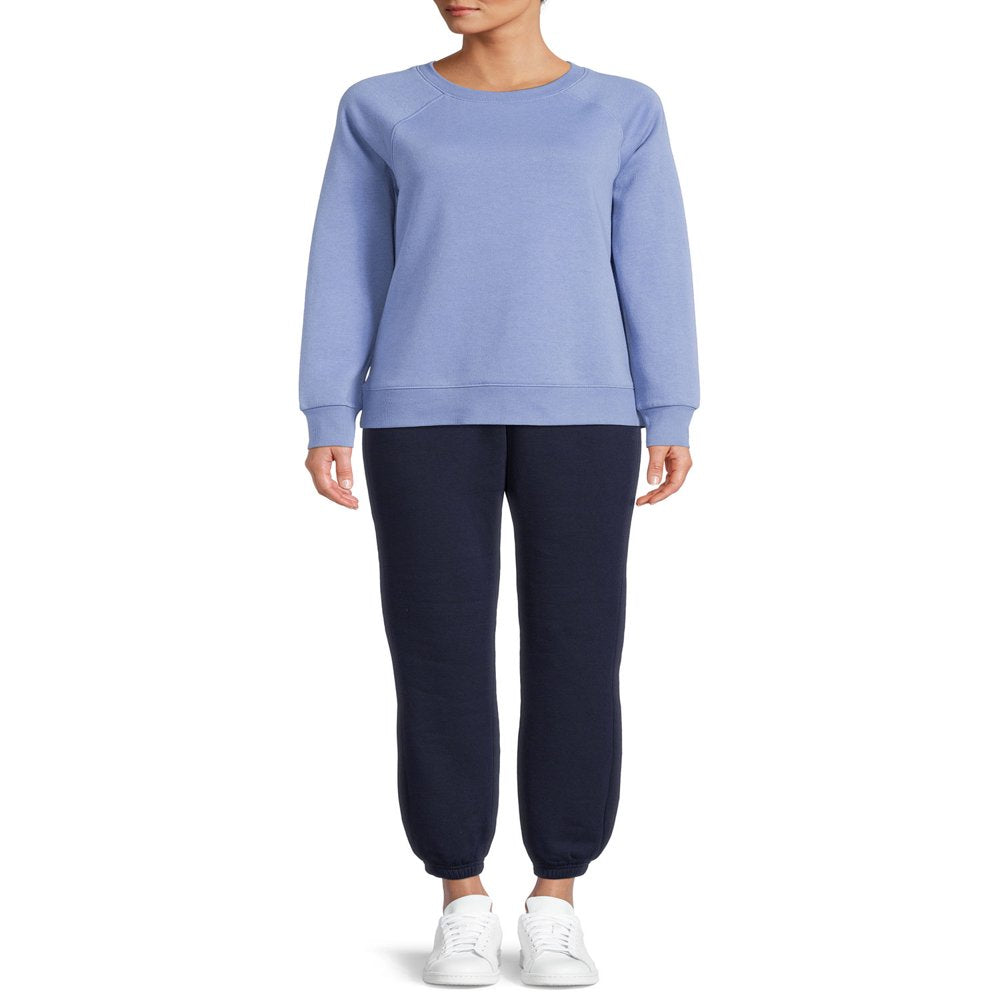 Athletic Works Women'S Fleece Crewneck Sweatshirt, Sizes XS-XXXL