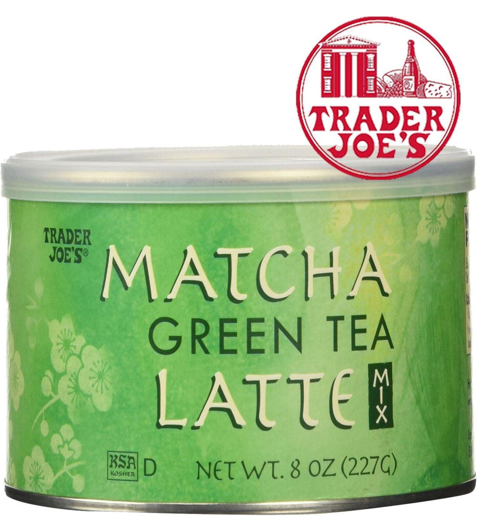 🔥 Trader Joe'S Matcha Green Tea Latte Mix Kosher 8Oz 🔥