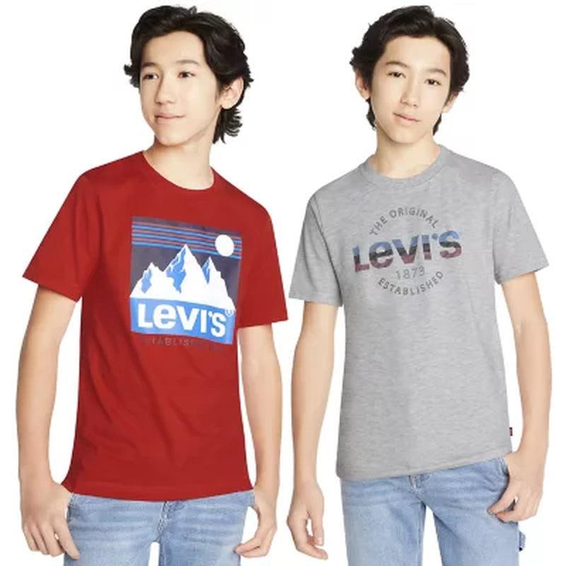 Levi'S Boys' 2 Pack Graphic Tee