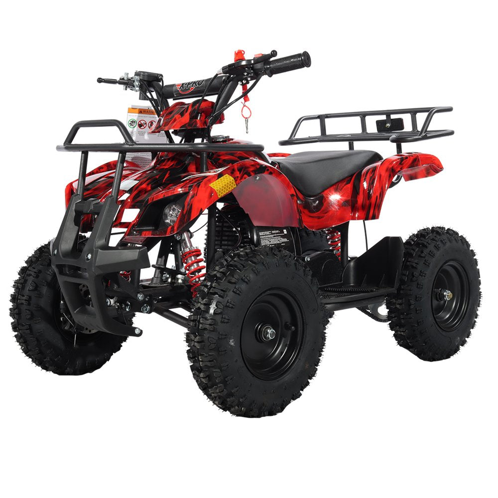 X-Pro Brand New Eagle 40Cc Gas Mini ATV for Kids with Pull Start 4 Stroke Disc Brake 6" Tires