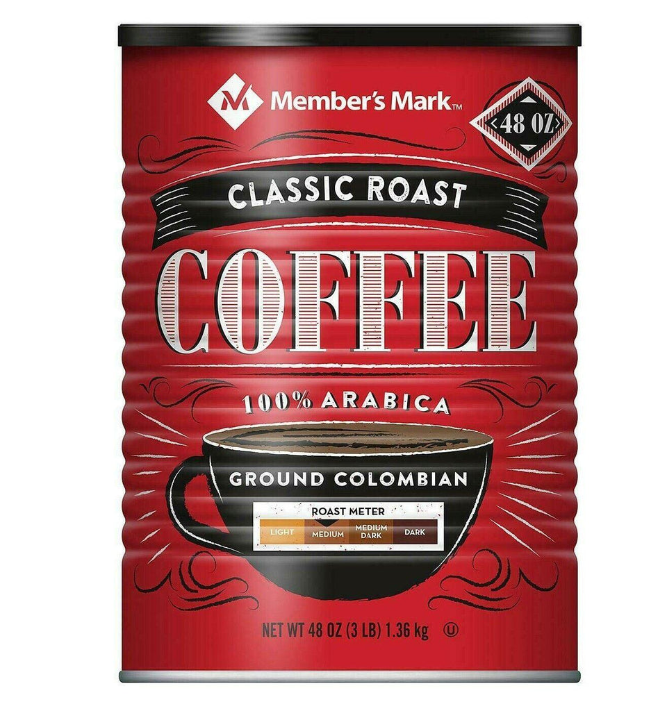 Member'S Mark Classic Roast Ground Coffee 48 Oz ( Pack 2 )