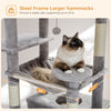 PAWZ Road 73" Cat Tree for Large Cats Multi Level Tall Cat Tower Condo with 7 Scratching Posts, Gray