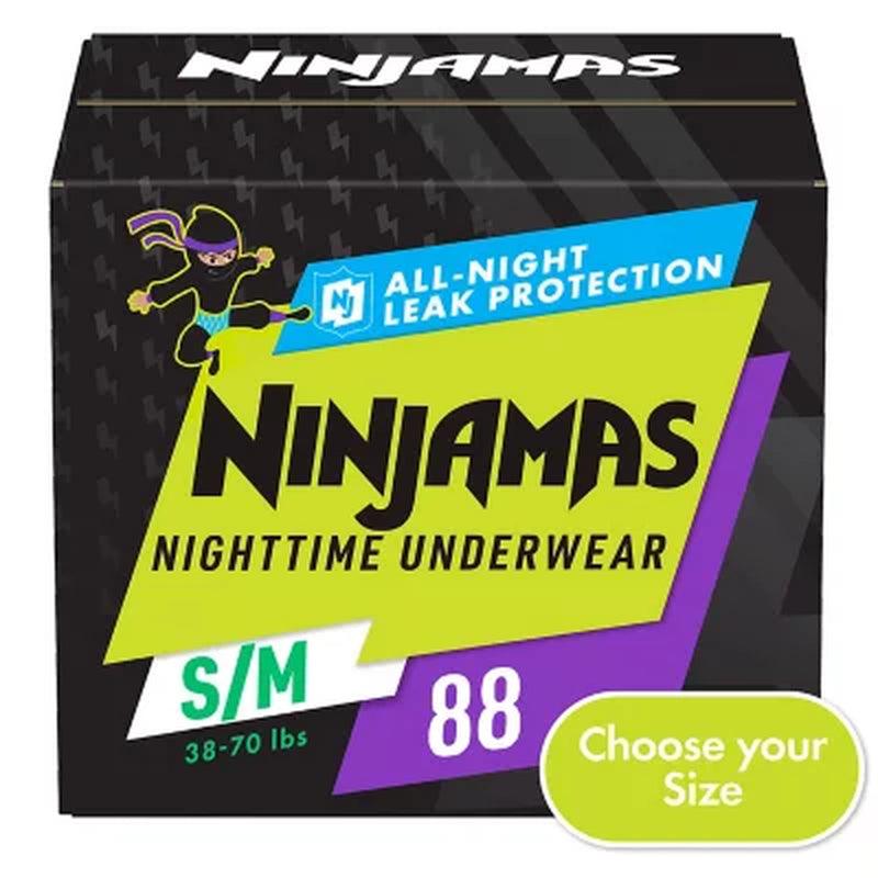 Ninjamas Nighttime Bedwetting Underwear for Boys (Size: Small - Extra Large)