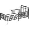 Monarch Hill Ivy Metal Toddler Bed, Graphite Gray