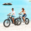 Gocio 26" 4.0 Fat Tire Electric Bike for Adults, 500W Adults E Bike, 48V 13Ah Removable Li-Ion Battery, LCD Meter, Professional 7-Speed, Electric Mountain Bicycle Beach Bike Snow Bike Ebike for Men