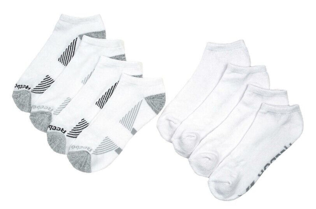 8 Pack Reebok Men'S Low Cut Performance Training Socks Size:6-12.5 Free Shipping