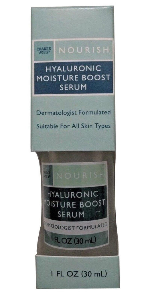 Trader Joe'S Nourish Hyaluronic Moisture Boost Serum, 1 Fl Oz Antioxidant Facial