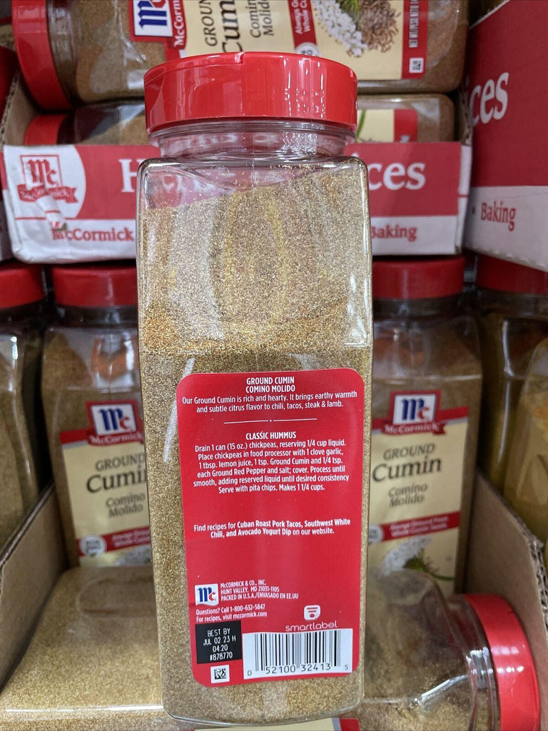 Mccormick Ground Cumin 14 Oz. - Spice Flavor Cooking Seasoning Mexican Indian