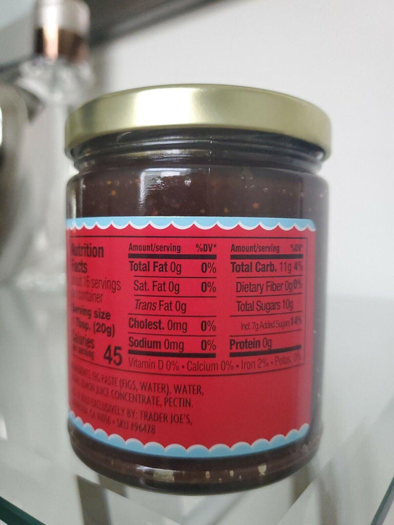 Trader Joe'S Fig Butter NET WT.11 Oz