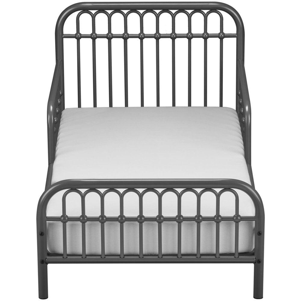 Monarch Hill Ivy Metal Toddler Bed, Graphite Gray