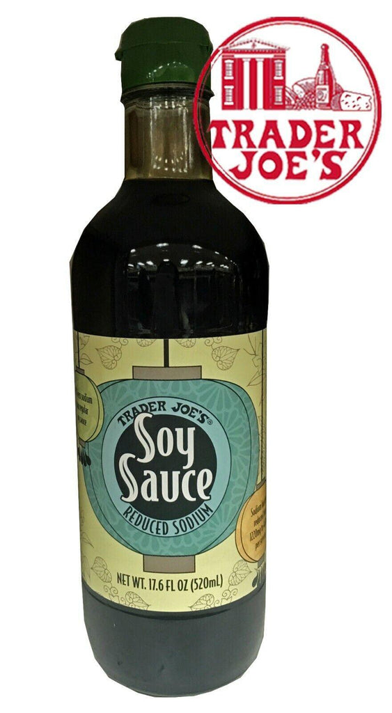 🔥 X2 TRADER JOE'S SOY SAUCE REDUCED SODIUM NET 17.6 OZ 🔥 Joes