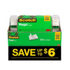 Scotch Magic Tape with Refillable Dispenser, ¾" X 850", 6 Pack