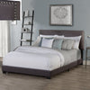 Willow Nailhead Trim Upholstered Queen Bed, Charcoal