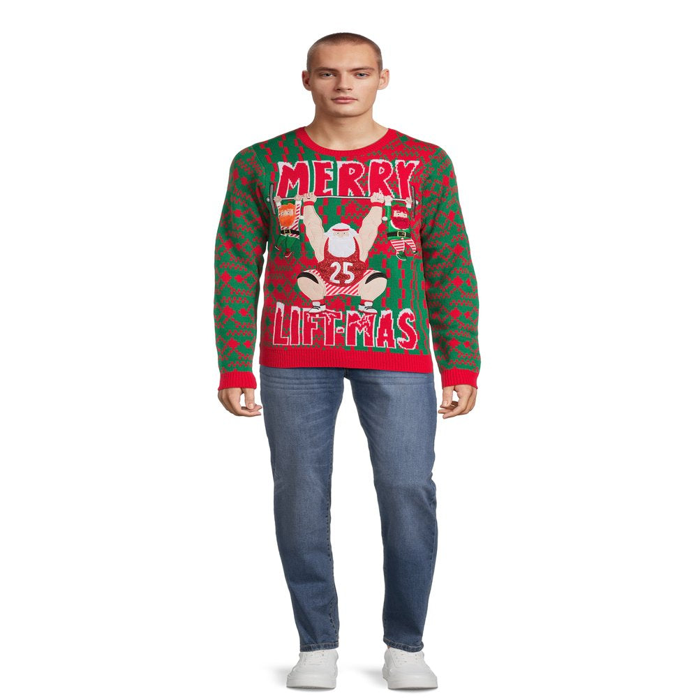 Jolly Sweaters Men'S and Big Men'S Ugly Christmas Sweater, Sizes S-3XL