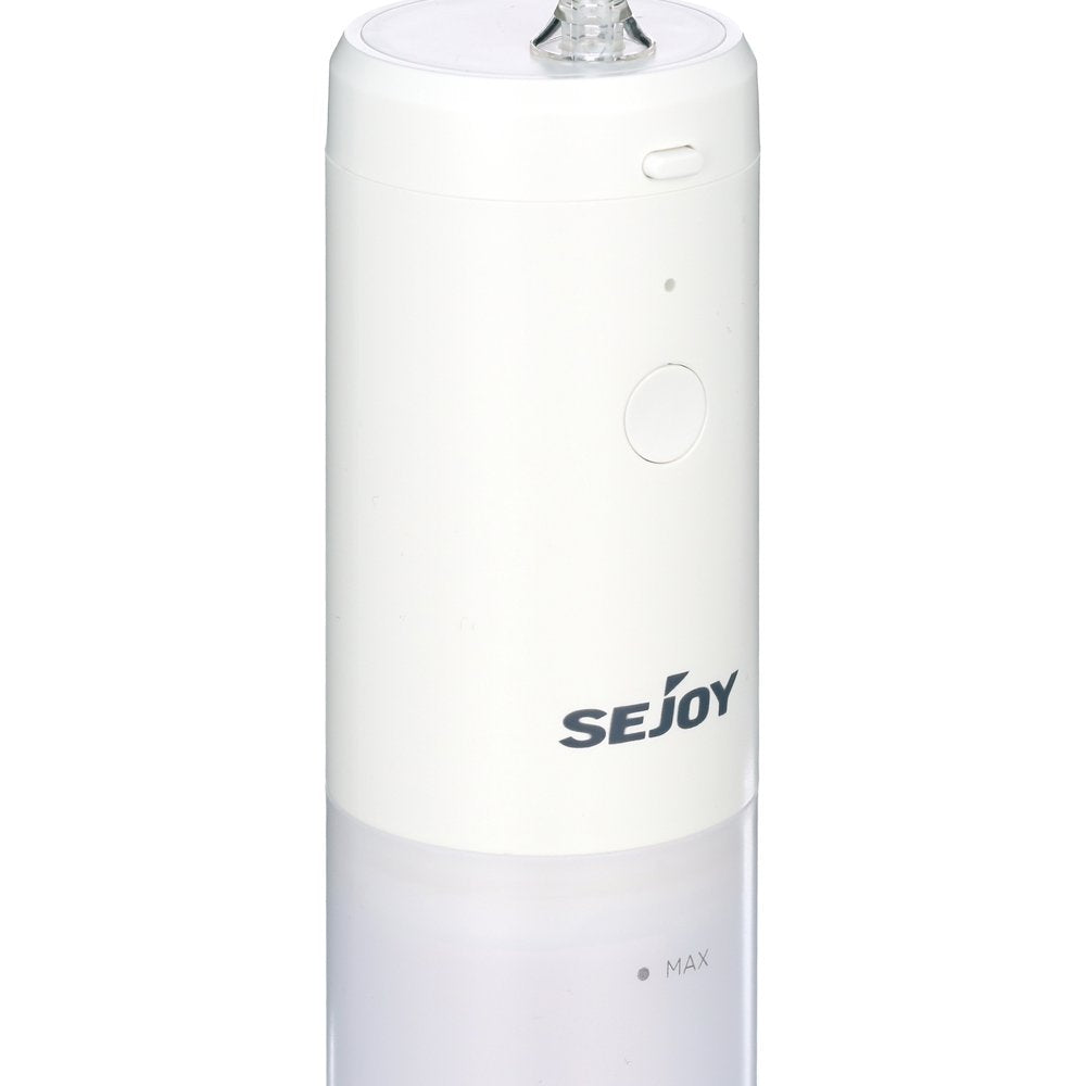 Sejoy Cordless Water Flosser, Portable Oral Irrigator Rechargeable Teeth Cleaner, White