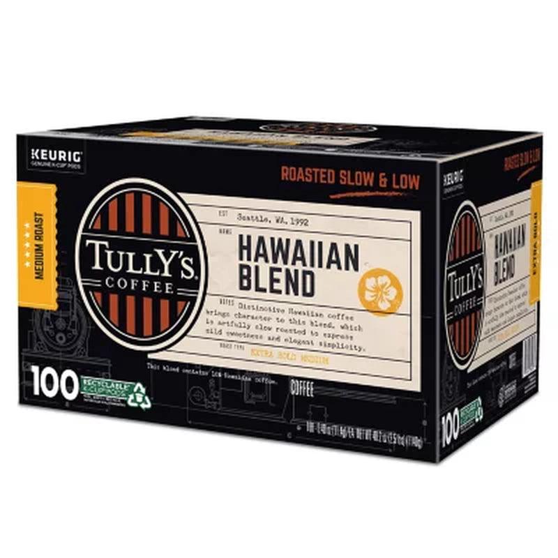 Tully'S Coffee K-Cup Pods, Hawaiian Blend (100 Ct.)