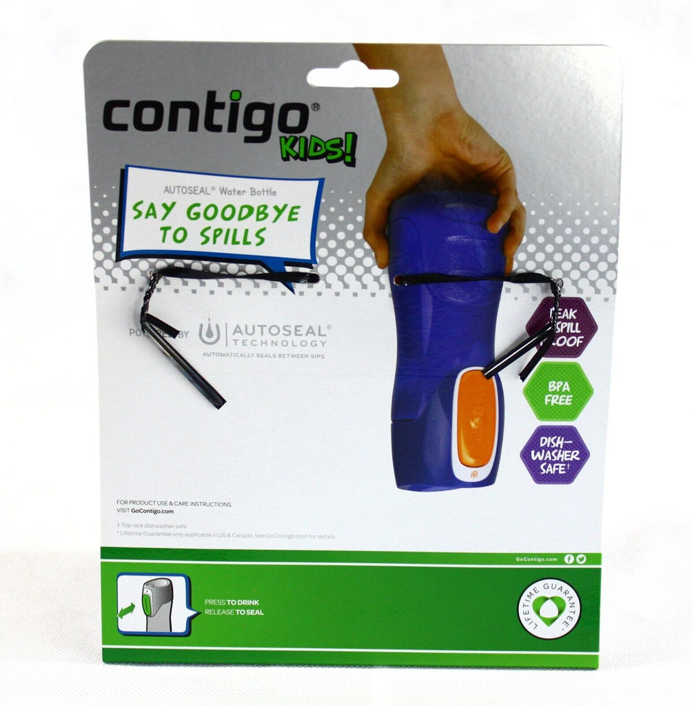 2-Pack Contigo 14 Oz. Kids Trekker Autoseal Water Bottle Free Shipping