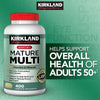 Adult 50+ Mature Multi Vitamins and Minerals by Kirkland Signature , 400 Tablets